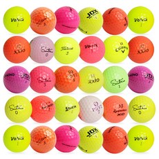 아토스포츠 브랜드혼합 컬러 실속형 로스트볼, 30개, 1개