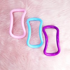 1+1 요가링 종아리링 마사지링 필라테스링 종아리알 마사지링, 핑크
