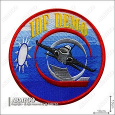 ARMYGO 空軍IDF DEMO TEAM 機種部隊章 精緻模型 收藏價值高, 1個, 不車魔鬼氈