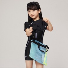 아레나 스타트 여아동 슈트 키트 A4BG1KG02BLK