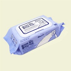 화이트보드클리너 사무실 학원용 30매 청소 티슈 똑템, 1개