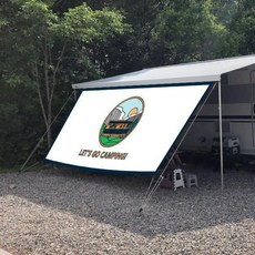 사이드월 캠핑로고 감성 카라반 어닝 jkp*4741Dz, 4 5M 심지5mm