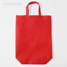 오스틴포유 부직포 가방 34x40.5cm 레드 신발주머니