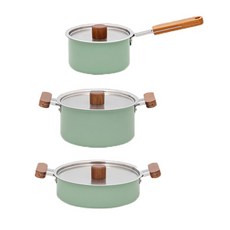 독일 아이젠베르그 스텐 인덕션 세라믹냄비 3종세트, 20cm전골 + 20cm양수 + 16cm편수, 혼합색상
