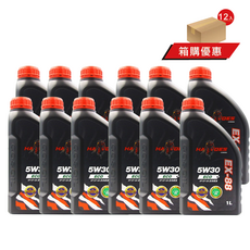 GOSOIL HADES EX-88 全合成機油箱購組(24入) 5W30 ECO SP GF-6A，提升引擎保護力，延長使用壽命, 12個, Hades黑帝斯 ECO 5W30, 日產