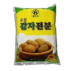 감자전분 튀김용 베이킹 혼합 혼합 감자전분 500g 가정용 전분류 필수템 첨가물 다용도 주방 점성 국물