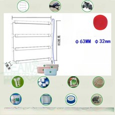 베란다 무토양 수경재배 자동 식물 성장 화분, 63형 행잉 외부 호스 36홀풀세트 + 물탱크, 플라스틱, 3W (1.5m 양정) 펌프 버전