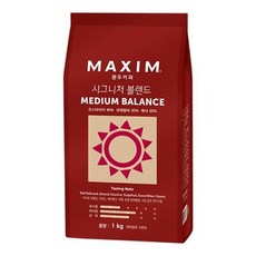 맥심 시그니처 블렌드 풀밸런스 1kg 동서식품 gaj*0759uT, 1개