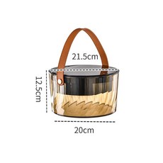 茶水桶 茶渣分離過濾排水桶 功夫茶具配件 家用廢水桶 茶道茶臺垃圾筒 茶水過濾桶, 小號【橙色】茶水桶, 1個