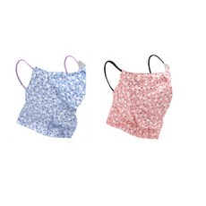 스타리프 메쉬 인견마스크 2개, 라이트스카이_라이트코랄