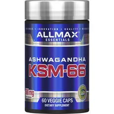 ALLMAX 南非醉茄 KSM-66 素食膠囊, 1個, 60入, 60錠