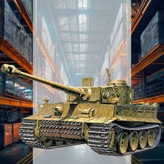 1대35 독일군 중전차 타이거 외장형 방장식 어른완구 탱크모형 탱크프라모델 탱크미미어처