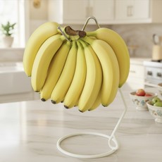 벨노아 공중부양 스텐 바나나걸이, 1개, 화이트