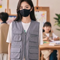 엔젤가드 여름 작업조끼 택배조끼 단체복 노가다 회사작업복 안전 근무복 현장작업용 남자 메쉬 여자