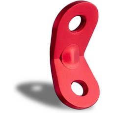 YERGOFE 가이라인 텐셔너 텐트 로프 - 24개 합금 캠핑 코드 조정기 조합 장비블랙 조인트, Red, Joints