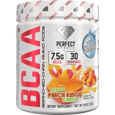 PERFECT SPORTS Essential BCAA Hyper Clear | KaNa-Sol™ Technology | 7.5g Vegan BCAAs | Zero Sugars, Peach Rings Candy, 310g, 1개