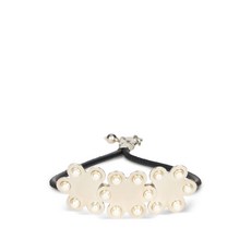 레드(V) 플라워 장식 브레이슬릿