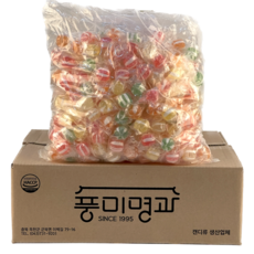 풍미 옛날 왕사탕 대용량 눈깔 알 무지개사탕, 3.2kg, 1개