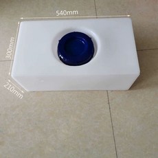 대용량 PE 물탱크 청수 우수 보관, 1개, 30L 평면형 540x300x210mm