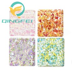 【QingFei】糖彩木漿紙棉 440g 倉鼠飼料用墊料, 1個, 橘白黃