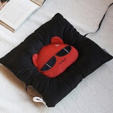 핏사운드 캐릭터 극세사 USB 온열 방석 패드, Bear