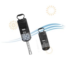 Golfupp 골프업 골프공 공급기 줍는 가방 70개 수납 알루미늄 수거 튜브 분리형 포켓 AS, 1개