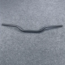 유니버설 오토바이 핸들바 PRO 팻 1 1/8인치 28mm (KTM 혼다 스즈키 야마하 가와사키 레이싱 더트 바이크용, 16 Black  no logo