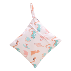 天使網購 嬰兒防水尿布袋 防潑水收納包 尿布收納 媽媽包, 吊帶-恐龍