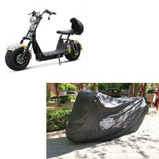 할리 오토바이 커버 방수 덮개 스쿠터 바이크 주차, 할리 전동바이크 (사이드백 사용시)