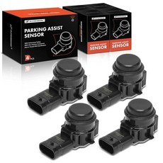 A-Premium 테슬라 모델과 호환되는 4피스 리버스 백업 주차 보조 센서 - 모델 S 2012-2021 모델 X 2016-2021