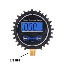 디지털 타이어 공기압 게이지 압력계 자동차 트럭 오토바이용, 3. 0-230psi NPT 1-8, 1개