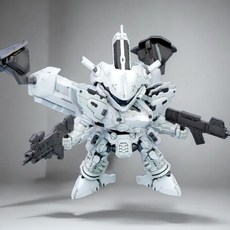 일본 코토부키야 아머드 코어 포앤서 화이트 글린트 10.5cm 프라모델, 1개