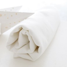 ebabyland 北歐寬幅純棉桌布, 白色的, 170 x 140 厘米