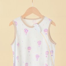 썬데이허그 꿀잠 NEW 슬리핑백 밤부 발막힌 수면조끼 입는이불 아기 수면교육 육아필수품, 벌룬 블루