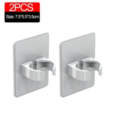 5/1PCS 벽 마운트 빗 홀더 욕실 주최자 스 지 가정용 헤어 브러시 브래킷 드라이어, 05 2PCS-White, 2PCS White