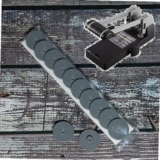 문구반점 CARL 2공펀치 패드(받침대/원형판) 10개입 No.122N용 QMWD30EF9, 본상품