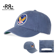 RRL 볼캡 더블알엘 윙드 로고 볼 캡 모자 가먼트 다이드