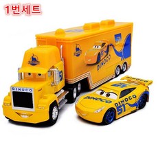 라이트닝맥퀸자동차장난감트레일러선물 세트, 1세트, 1번세트