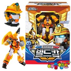 최강경찰 미니특공대 빌드캅 유아 어린이 로봇 장난감, 1개