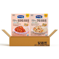 일동후디스 아이얌 우리아이 바로먹는 리조또 소스 토마토 소고기 + 크림새우버섯 2종 세트, 1세트, 360g, 혼합