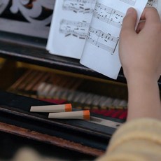 삼각형 펠트 음소거 스틱 피아노 튜닝 수리 도구 양모 소재로 현 소음 방지 전문 블록, 1개, 기본