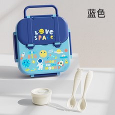 跨境上班族飯盒可微波爐專用塑料餐盒保鮮盒食品級家用分格便當盒, 1個, 48個/箱熱縮膜箱規【62×45.5×56cm】英文箱規【6