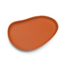 [페니체] 페블 트레이 악세서리 트레이 인테리어소품, 오렌지, 1개