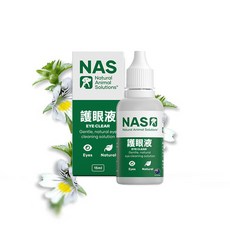 NAS Natural Animal Solutions Eye Clear 護眼液 15ml 適用犬貓, 1個, NAS護眼液, 改善淚液/眼睛健康