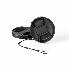 58mm DSLR 무브랜드 렌즈 보호 캡 쉬운 부착, 1개, 58mm 무로고 렌즈캡