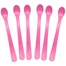 그린스프라우츠 이유식스푼, Pink, 6개