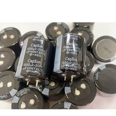CAPXON 1500uF 200V 鋁質電解電容 牛角(SNAP)電容 35X40mm