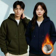 [국내매장 정품] 폴앤폴 데일리 남여공용 기모 후드집업 6color 628424