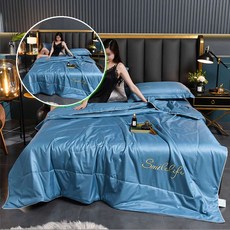 쌍문상회 패드 극세사 간절기 쿨링텐셀실크이불 차렵 이불 먼지없는이불 차렵이불 40872EA