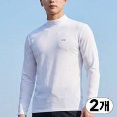 1+1 센터폴 남성 아이스 에어리즘 냉감 이너웨어 긴팔 티셔츠 사방스판 기능성 골프 작업복 쿨티 반목티 013